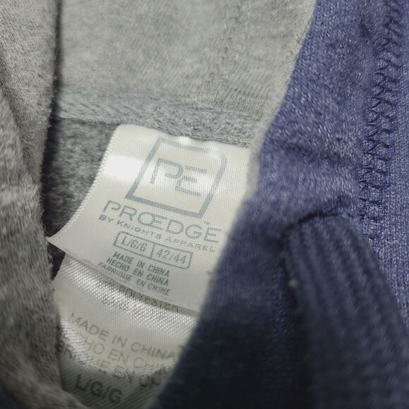 Vintage Michigan Wolverines Sweatshirt Adult Large Gray Hoodie Pro Edge - Picture 3 of 6